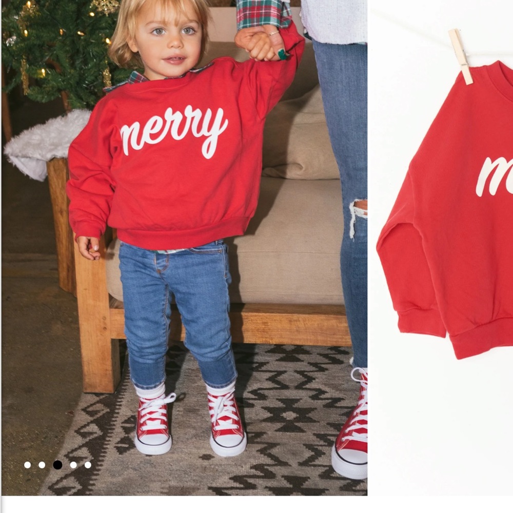 Show me your Mumu baby merry sweatshirt